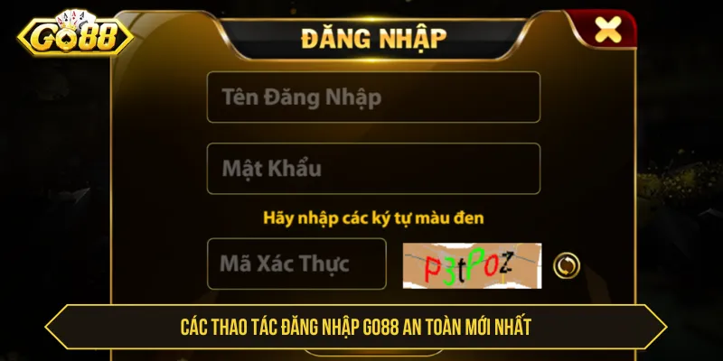 Hướng Dẫn Đăng Nhập Go88 An Toàn Tránh Lỗi Phát Sinh Đăng nhập Go88 an toàn với các thao tác được tối ưu