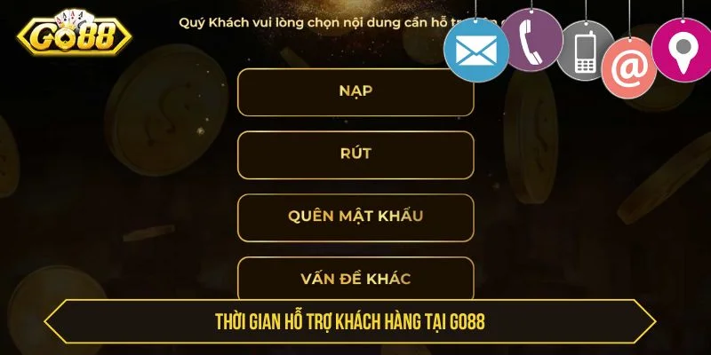 Liên Hệ Go88 - Hỗ Trợ Người Chơi Nhanh Chóng 24/7 Nhà cái cam kết phản hồi người chơi trong thời gian sớm nhất